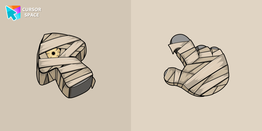 Mummy Texture cursor cursor pack